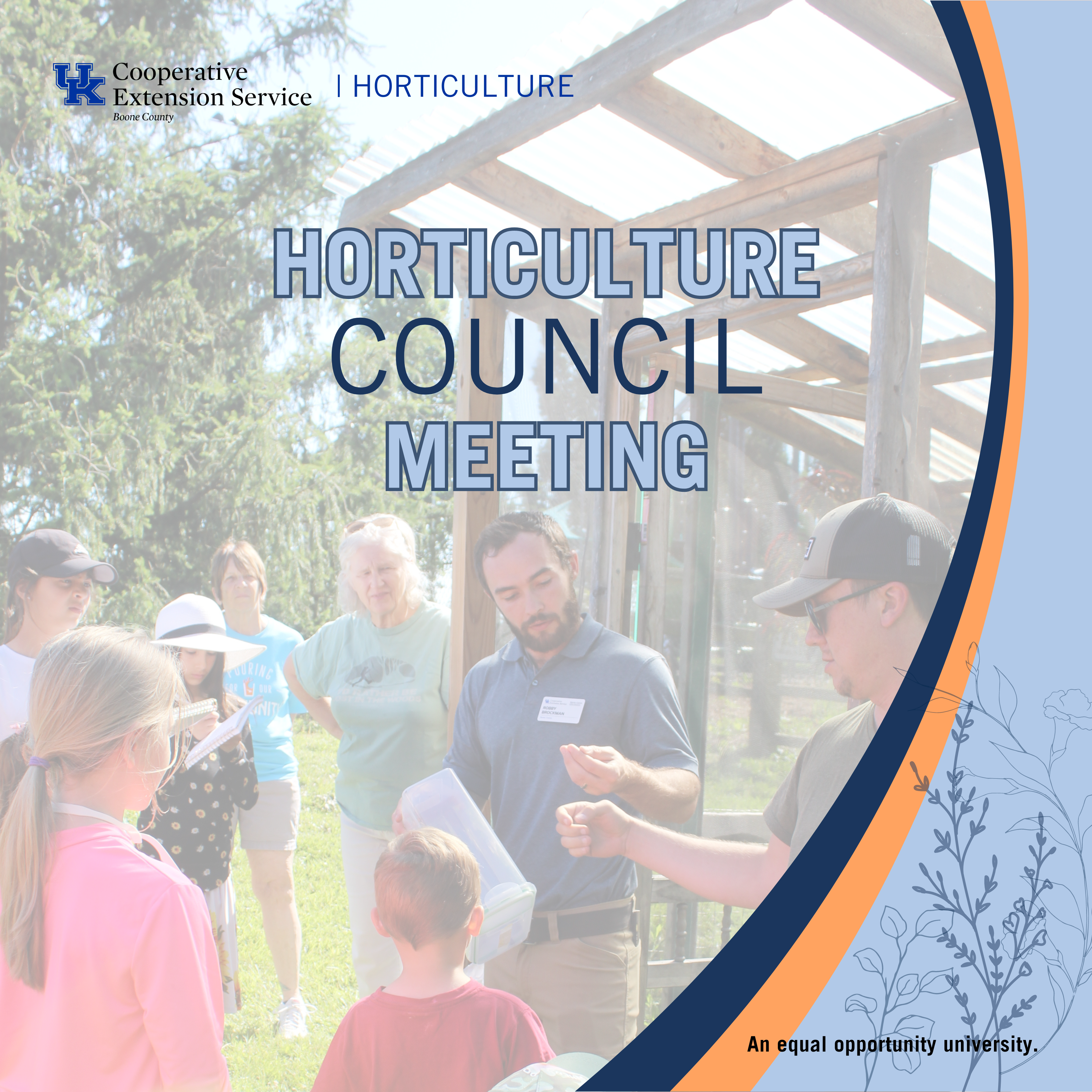 Horticulture Council Meeting advertisement