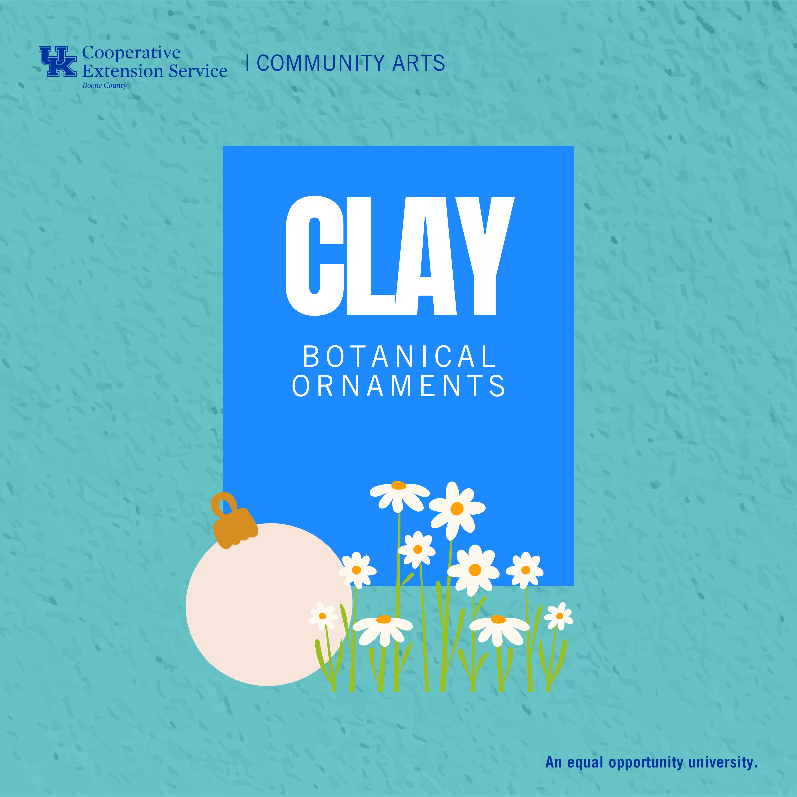 Clay Botanical Ornaments Program Ad