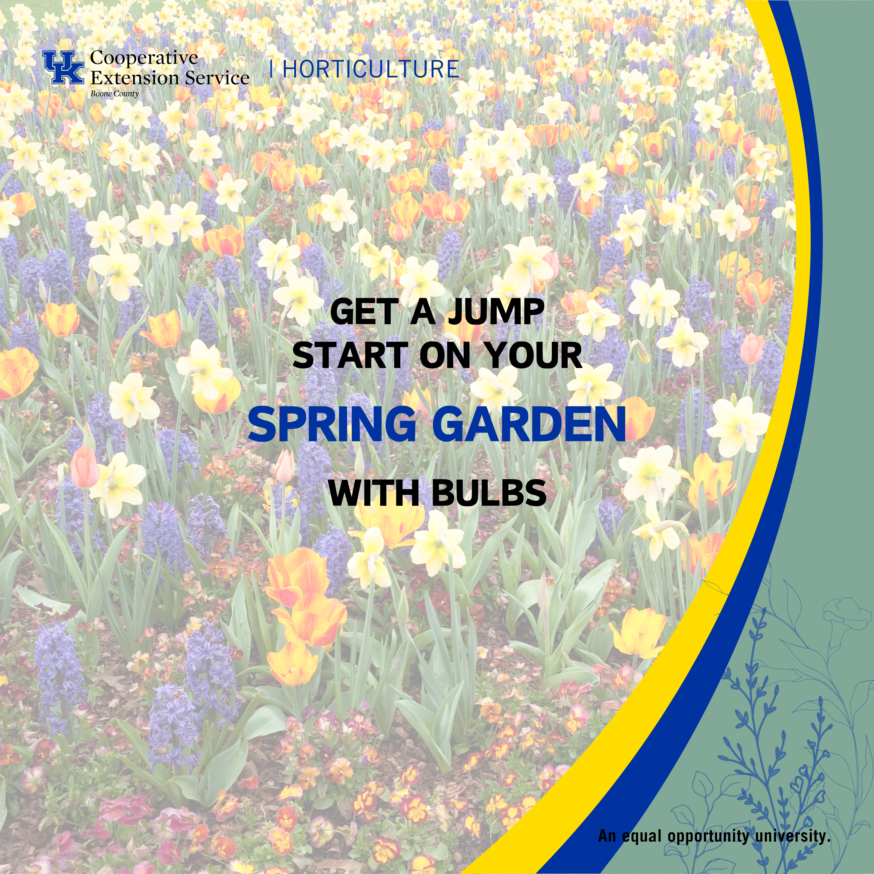 Get a jump start on your spring garden with Bulbs program advertisement