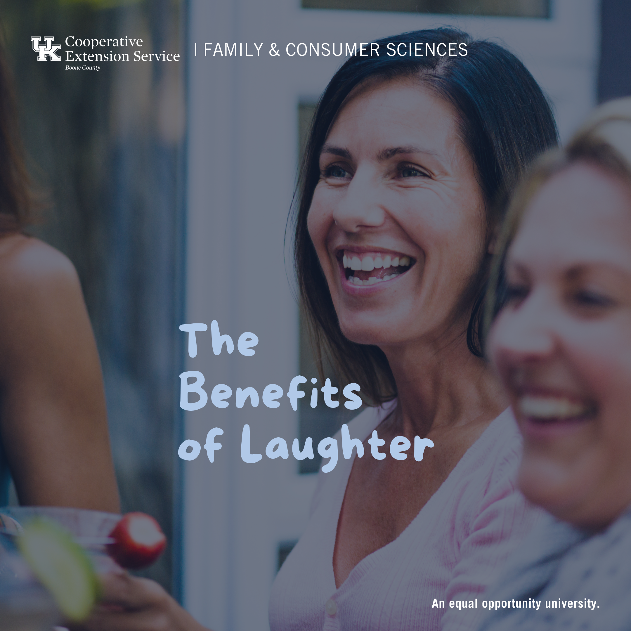 The Benefits of Laughter program advertisement