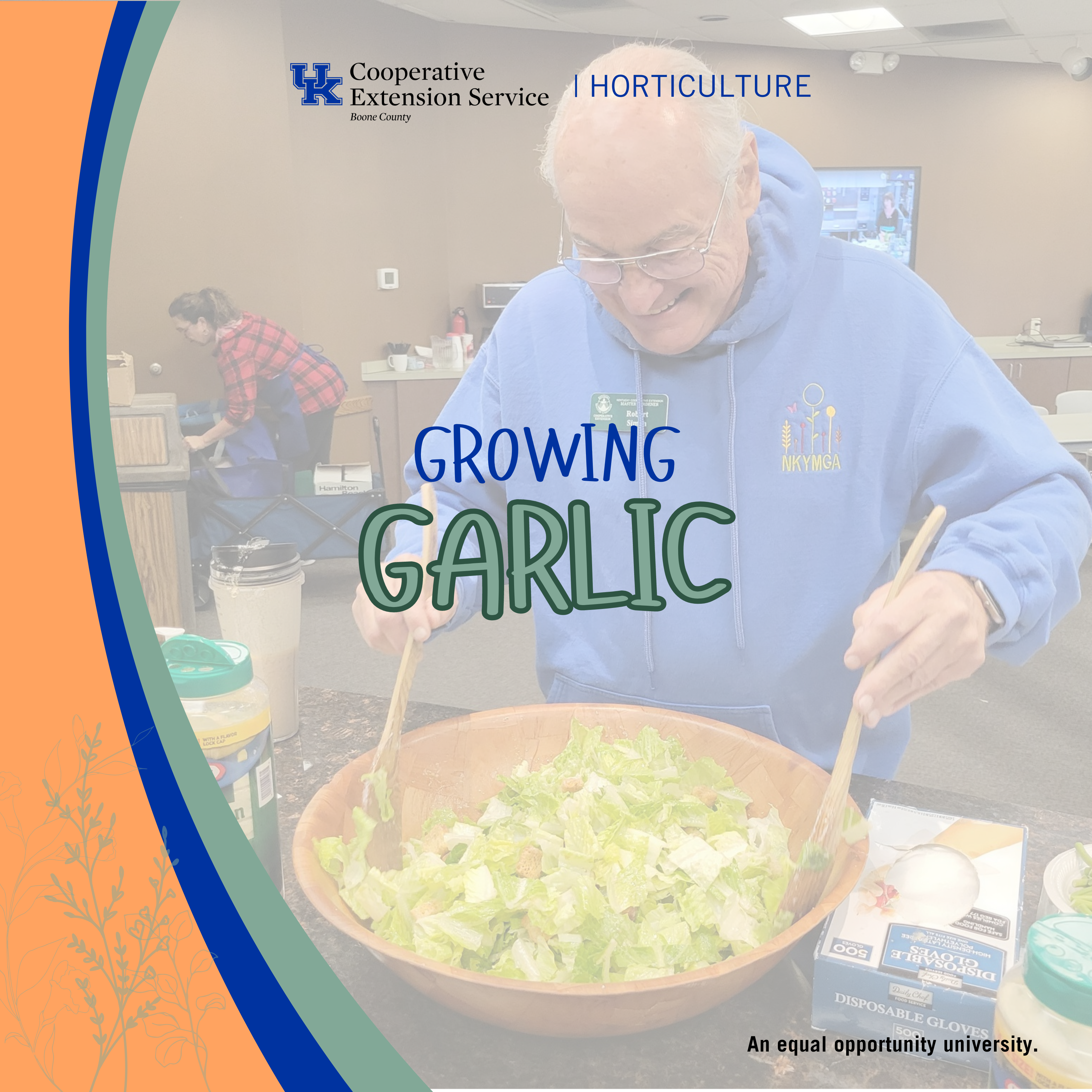 Growing Garlic program advertisement