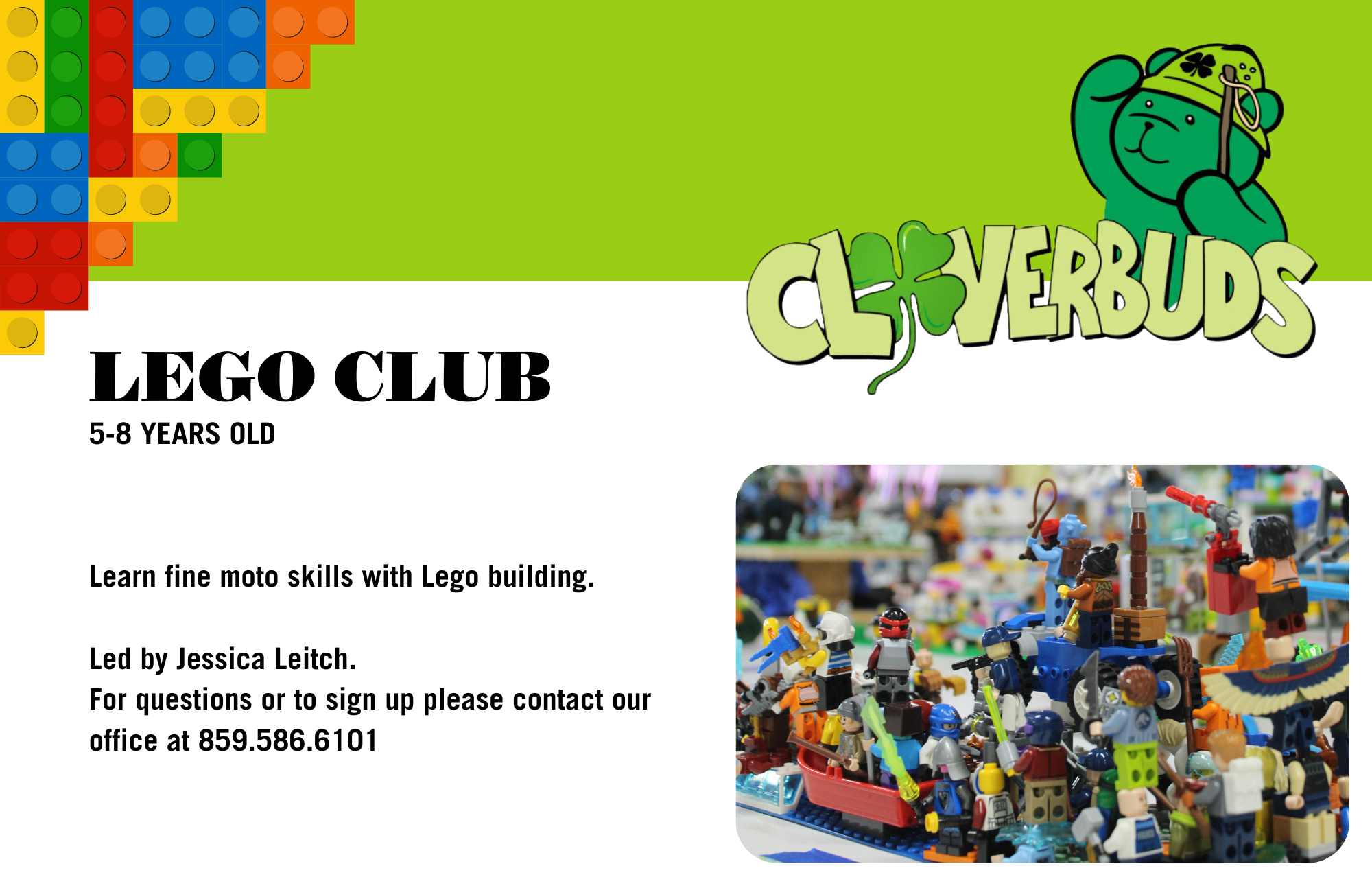 Lego Club program advertisement